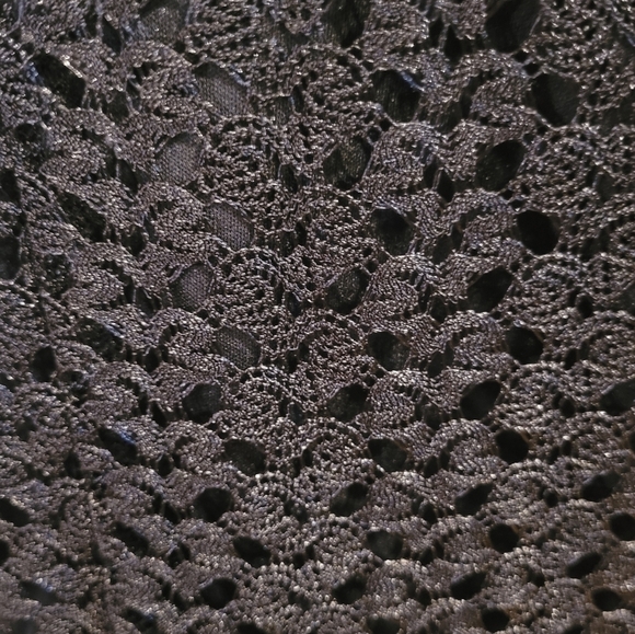 JESSICA Midi Little Black Dress, Lined With A Cut-Out Lace Overlay, Size XL (18) - Picture 7 of 13